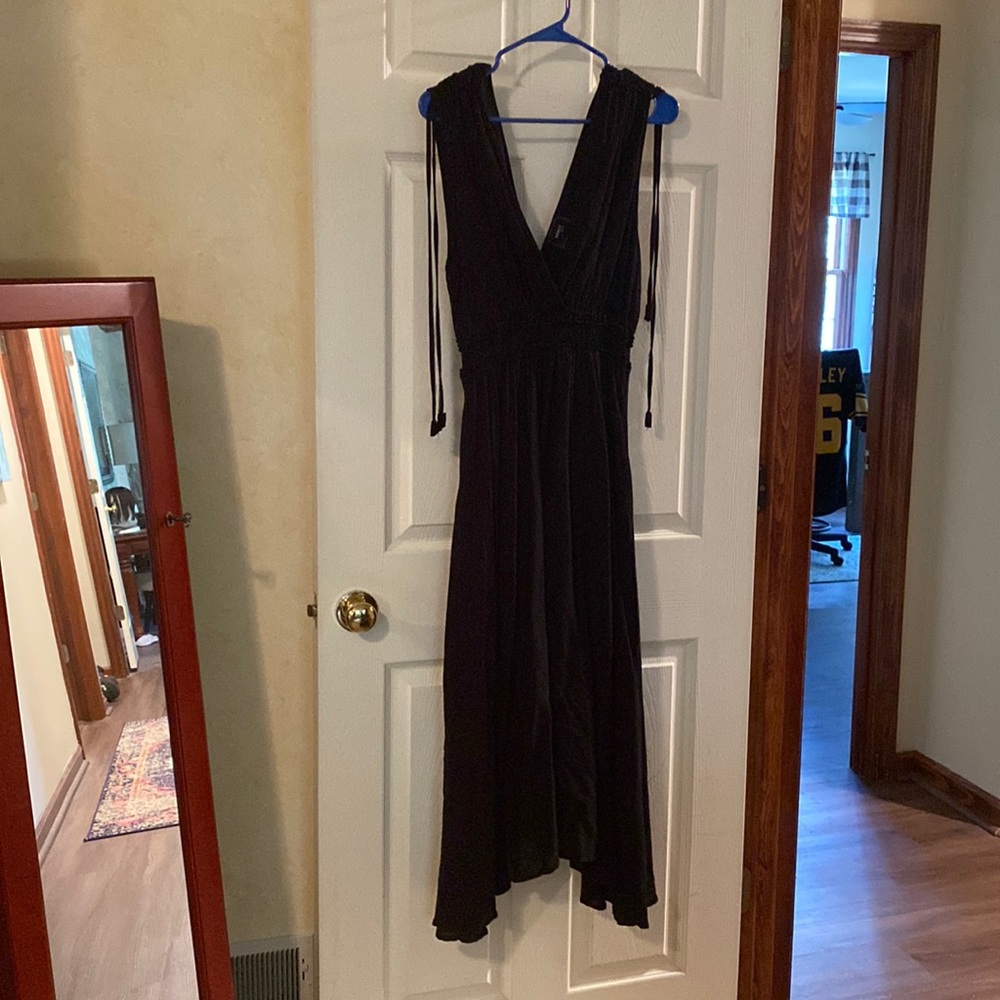 Long black maxi dress